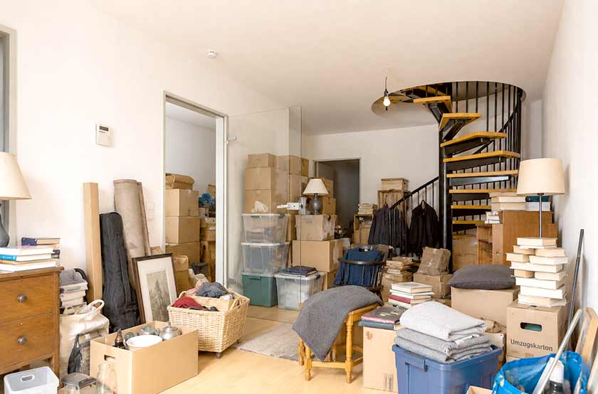 Wohnung vor Entrümpelung