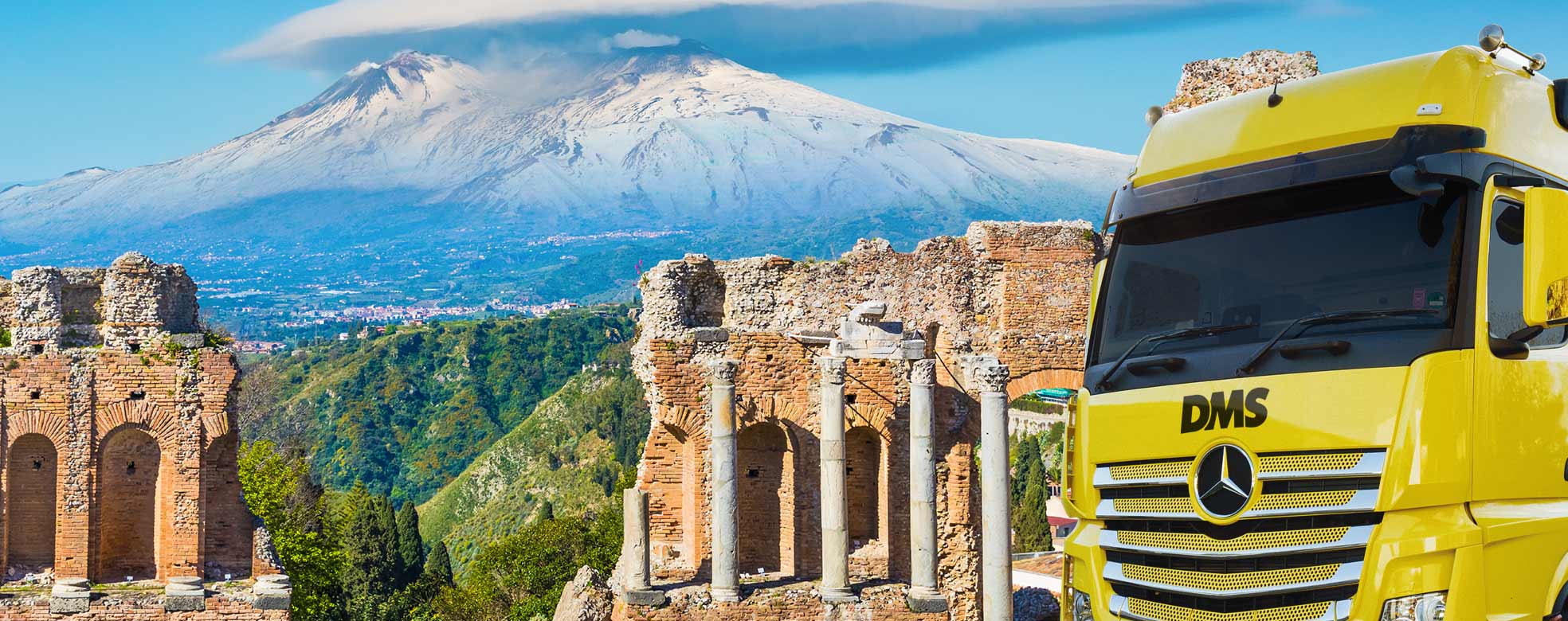 Panorama Etna-Vulkan