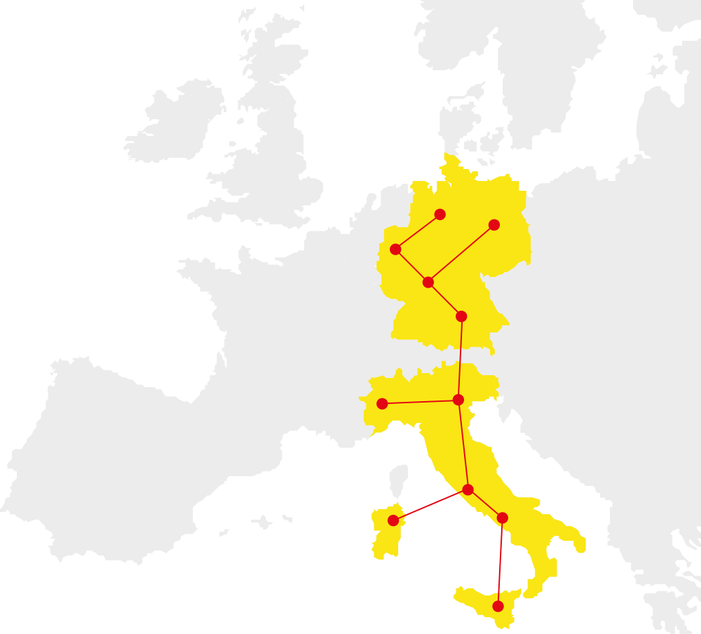Umzug Deutschland > Italien